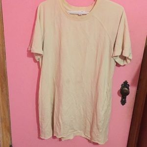 Light orange t-shirt dress
